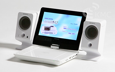 ワンセグチューナー内蔵DVD・スピーカー